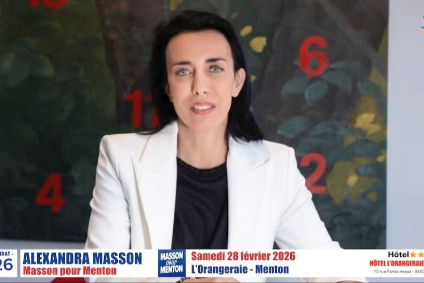 Mme Alexandra Masson Candidate à la Mairie de Menton avec la liste " MASSON POUR MENTON " "