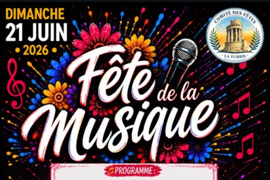 LA TURBIE - LA FÊTE DE LA MUSIQUE ARRIVE À LA TURBIE !