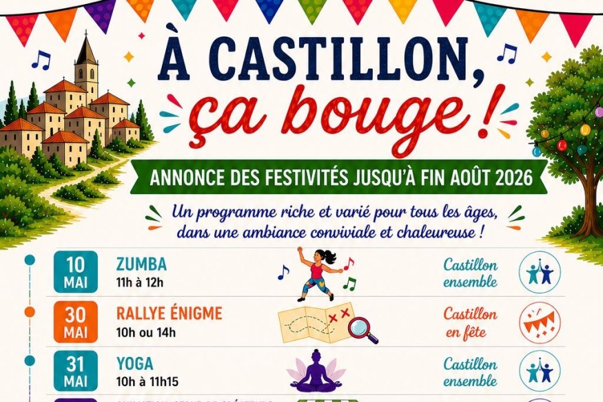 castillon - Festivités été 2026