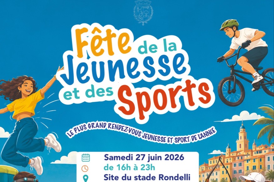 Menton lancera la saison estivale avec la Fête de la Jeunesse et des Sports !